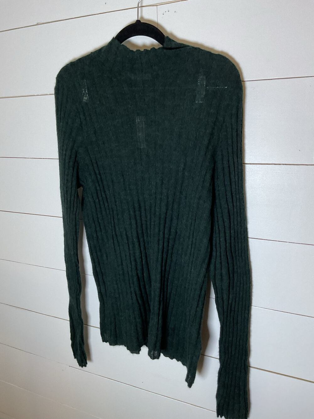 NWT Madewell Women’s Mock Neck Alpaca Blend Green Sweater XXL
